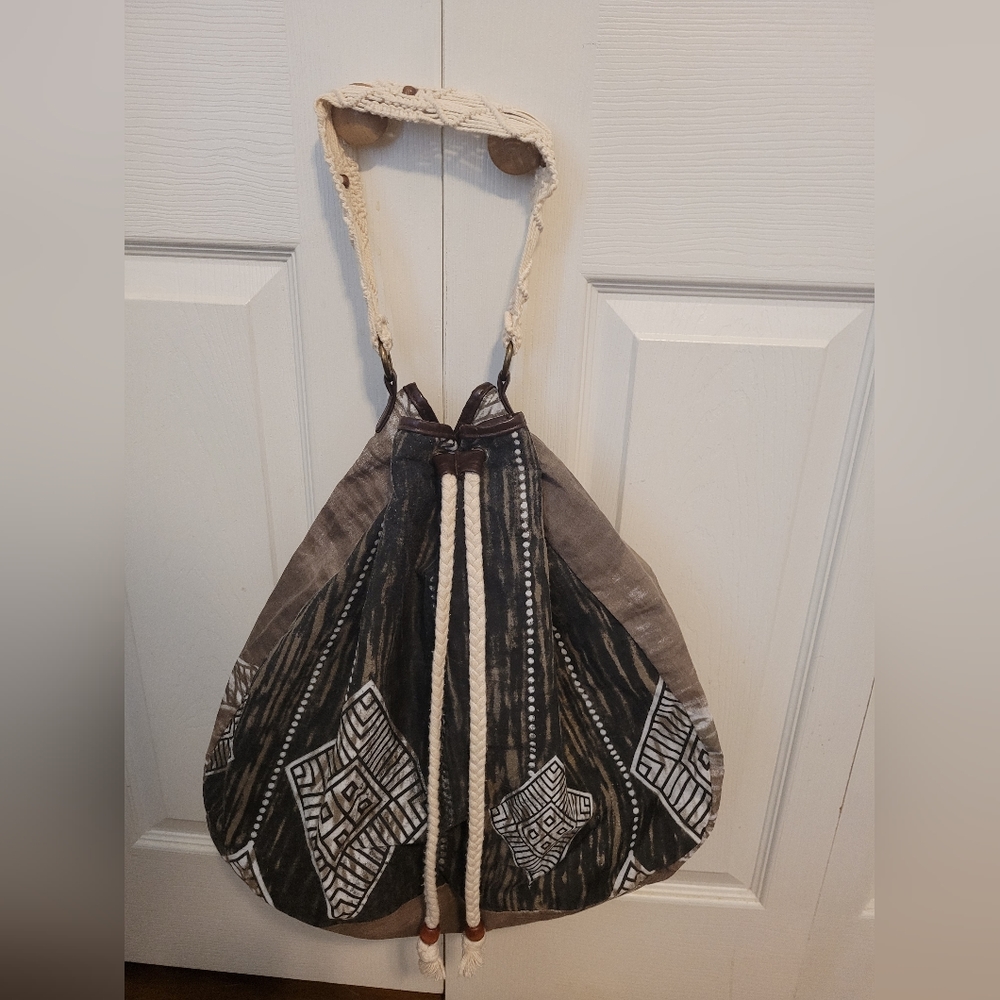 [Op] Extra Large Batik Boho Tote Bag